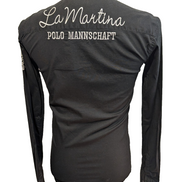 Chemise La Martina x Porsche Noire Stretch - Taille S (Coupe ajustée)