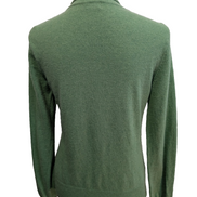 Pull SERGIO TACCHINI Col Roulé 80% Laine d'Agneau Vert Pomme Femme Taille L