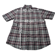 Chemise manches courtes Dockers à carreaux taille S #179msch