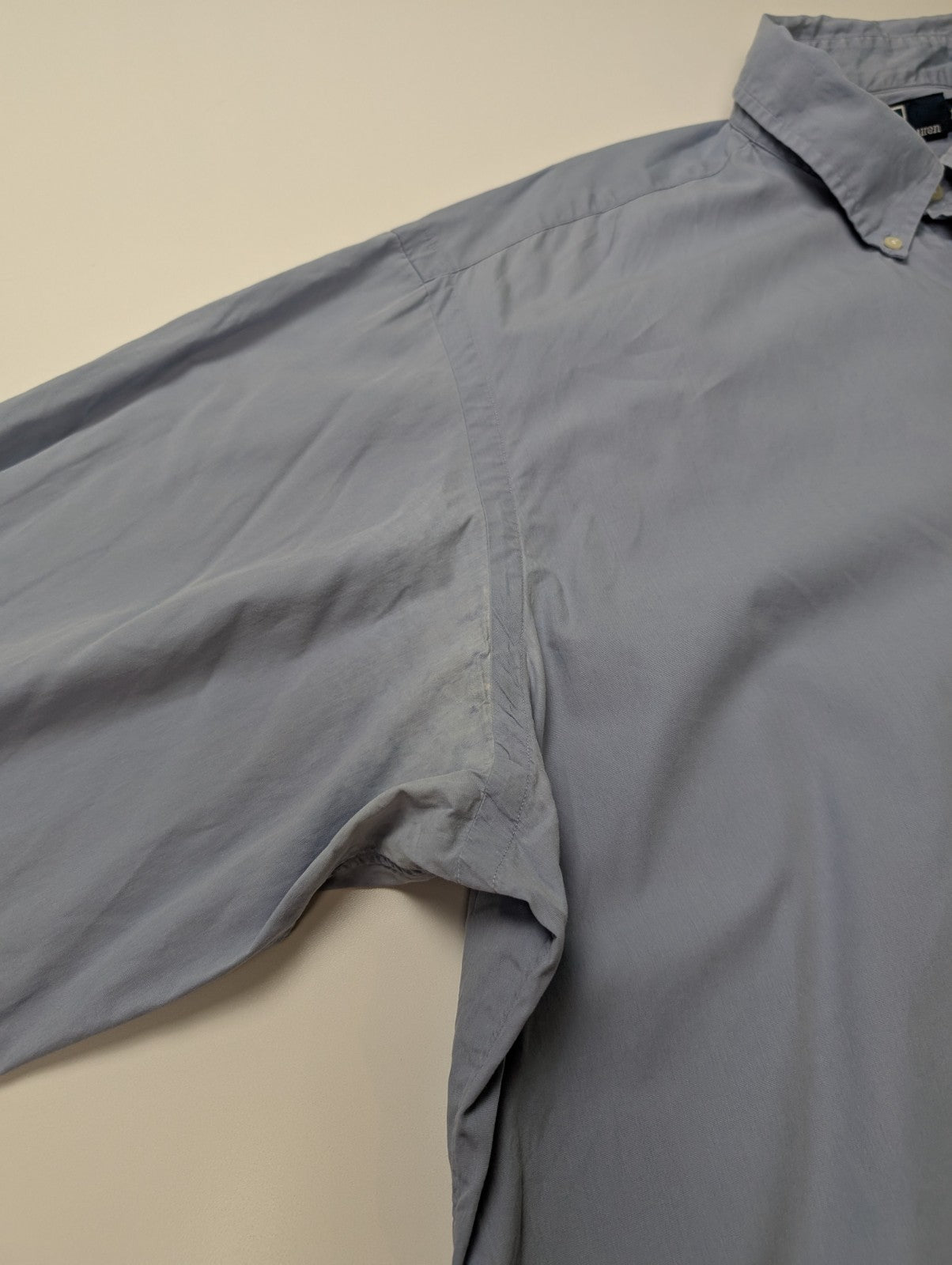 CHEMISE POLO Ralph Lauren homme XXL Classic Bleu Zinc défaut 💨