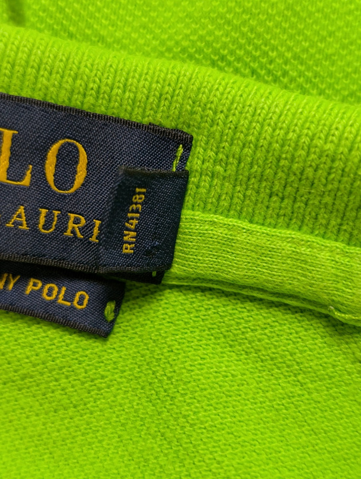 Polo manches courtes Polo Ralph Lauren femme L vert logo rose Skinny Fit