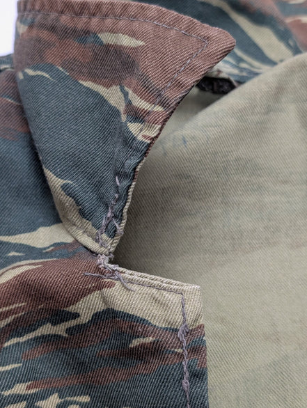 Veste militaire Vert Kaki Armée Grecque Camouflage Tiger Stripe Taille M