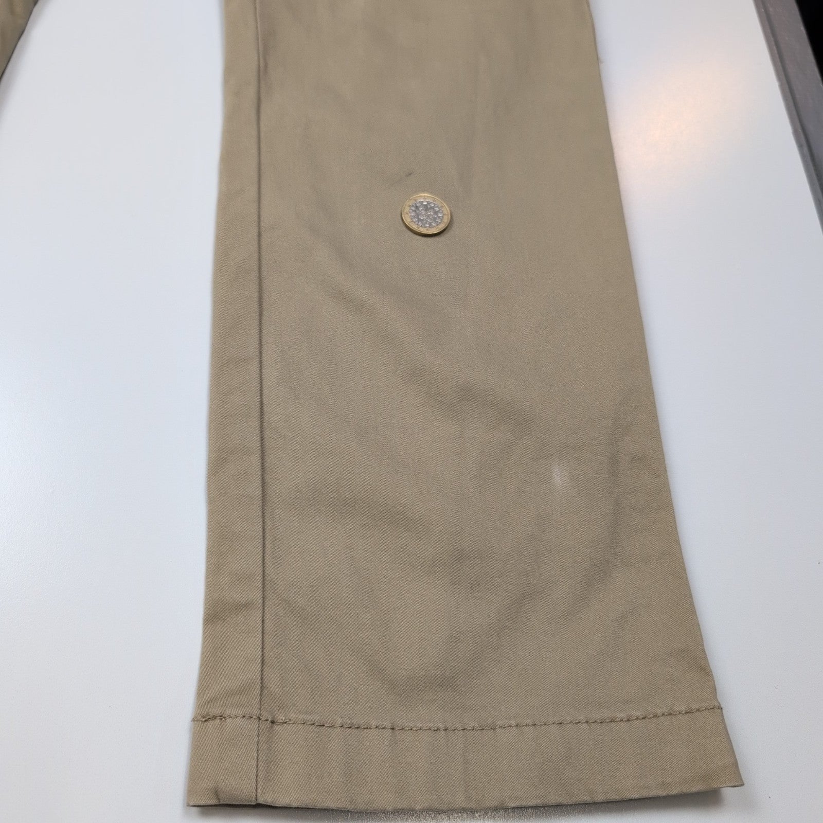 Pantalon chino Tommy Hilfiger stretch beige taille W30xL30 FR40 #54ct