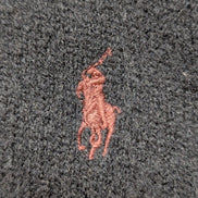Pull Col Rond POLO Ralph Lauren Bleu Marine 100% Laine d'Agneau - Taille L