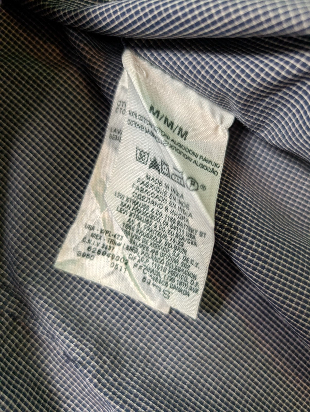 Chemise Dockers petits carreaux taille M #169msch