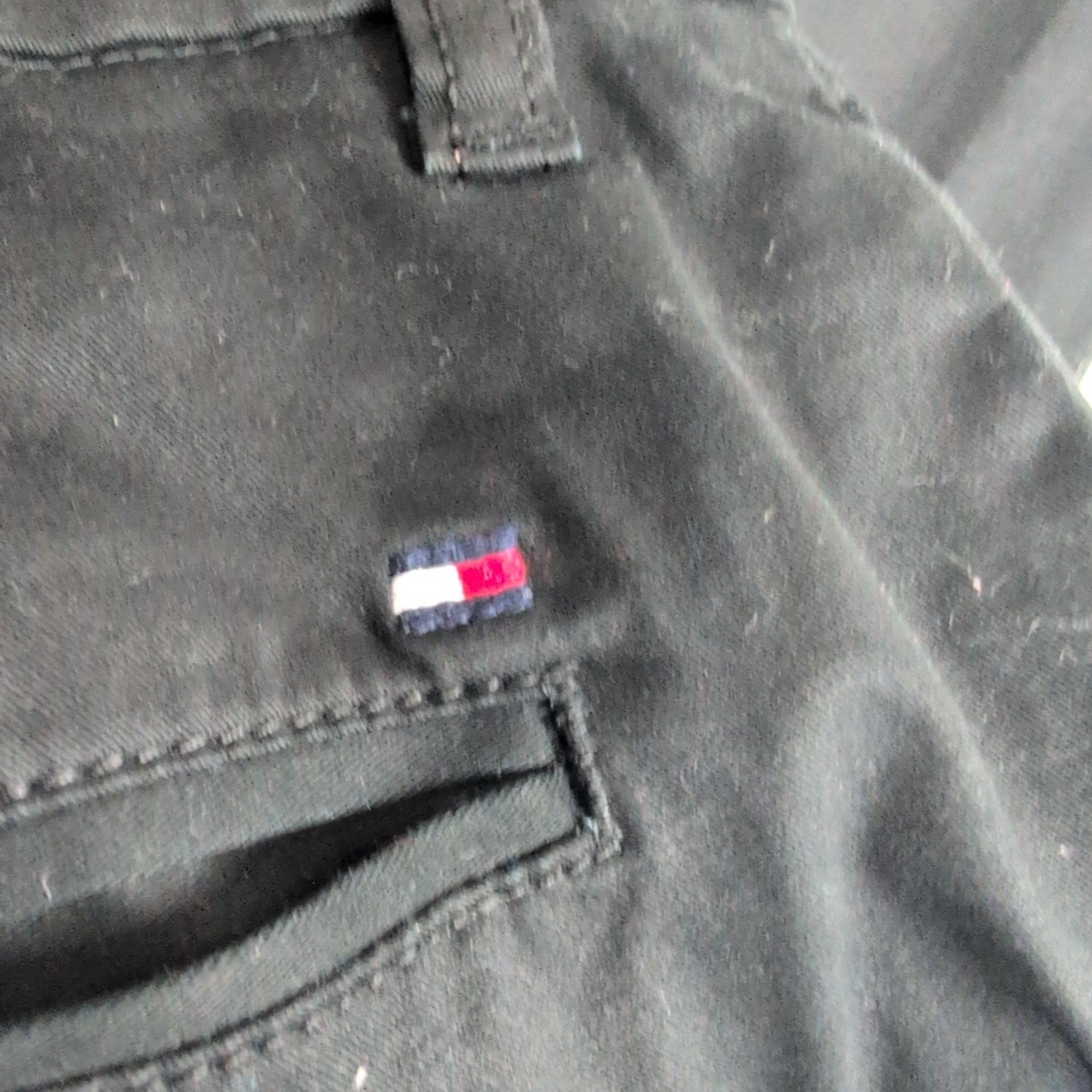 Pantalon chino Tommy Hilfiger stretch noir taille W33wL34 FR42 #51ct