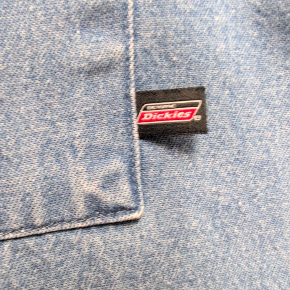 Chemise Dickies jean bleu manches courtes 3XL coton logo workwear
