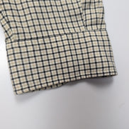 Chemise Ralph Lauren Blake M Flanelle Carreaux Crème Bleu Marine manches longues