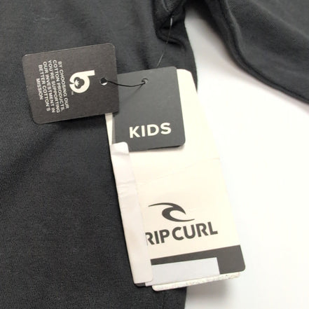 T-shirt Rip Curl Manches Longues 12 Ans Gris Surf Neuf avec Étiquette