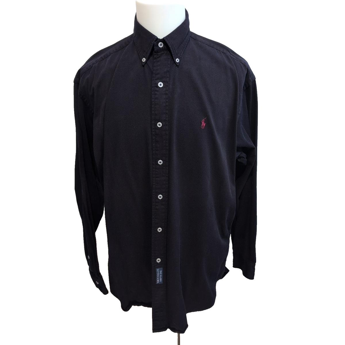 Chemise Ralph Lauren Blair XXL Violet Vintage Manches Longues