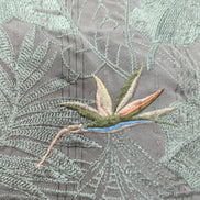 Chemise Hawaïenne Bamboo Cay L Kaki Brodée Modal Made in Korea