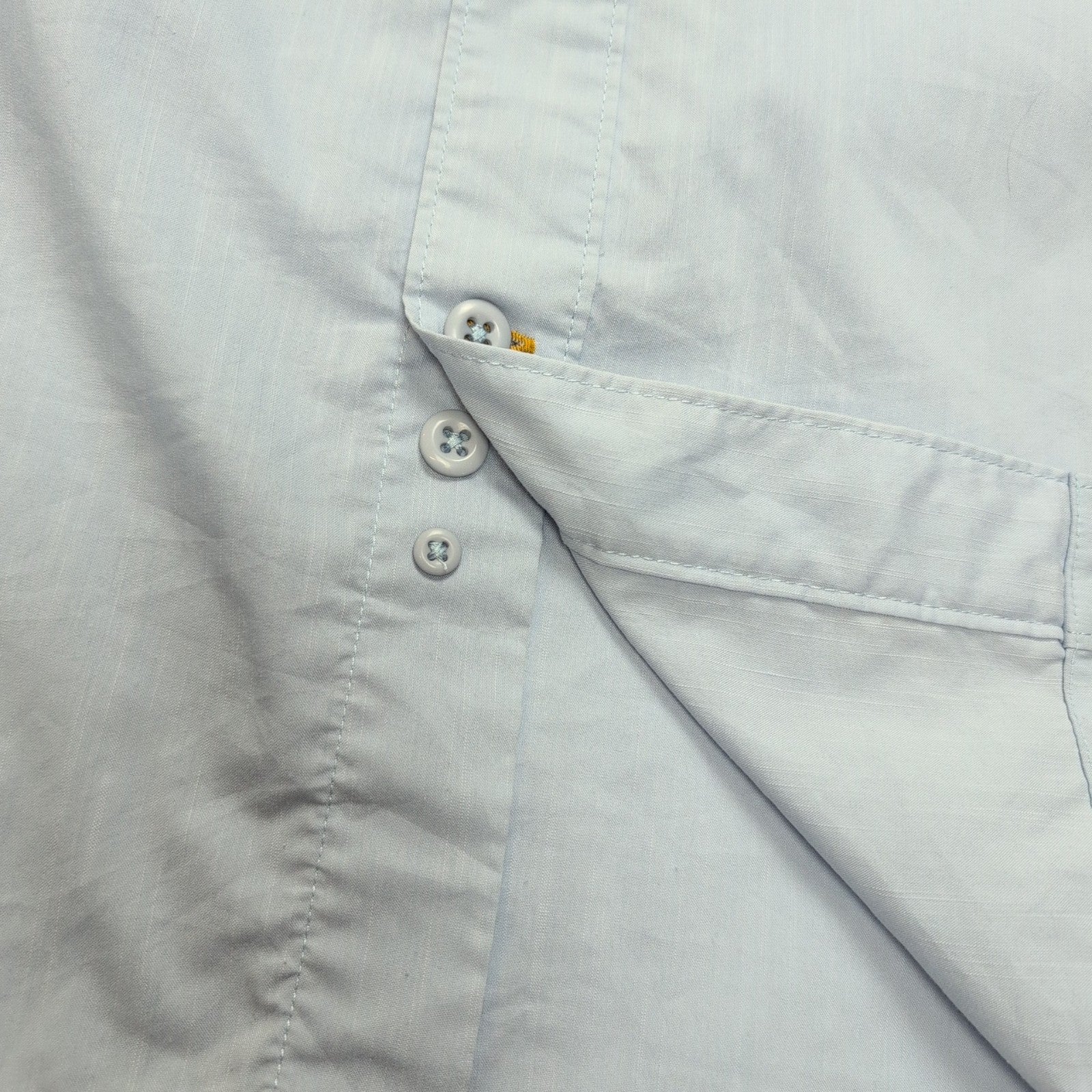 Chemise Carhartt Force Relaxed Fit XL Bleu uni 5 Poches Ventilée manches rétract