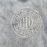Chemise Harley Davidson XL Jean Made in Hong Kong Western Coton Logo Brodé