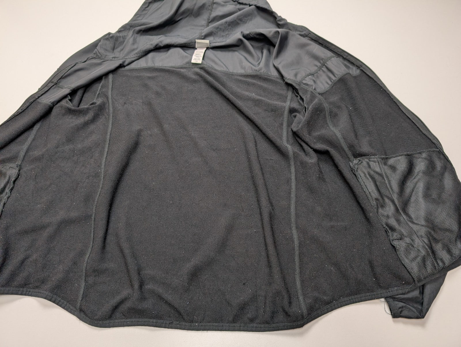Veste Running homme CHAMPION Noir à Capuche Passe-Pouce - Taille L