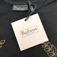 T-shirt Barbeux BBX XS Oversize Noir Coton Épais Neuf avec Étiquette