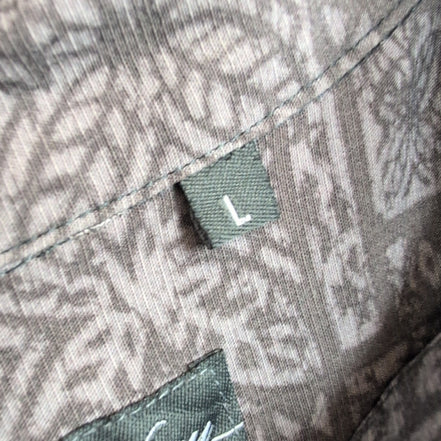 Chemise Hawaïenne Milano Bay Rayonne Coton Gris Motif L Tropical