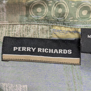Chemise soie hawaïenne Perry Richards manches courtes taille M
