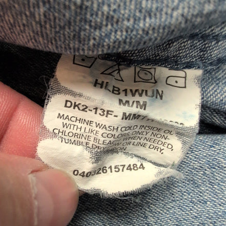 Wrangler chemise jean vintage bleu 2 poches à rabat taille M