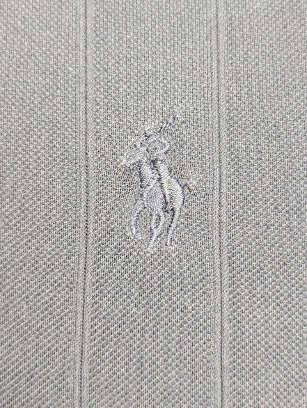 Polo manches courtes Polo Ralph Lauren Golf L bleu marine rayures coton Pima