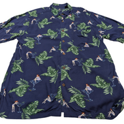Chemise hawaïenne cocktail Caribbean Joe manches courtes taille L