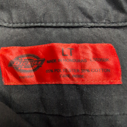 Chemise Dickies noire unie manches courtes taille L homme 2 poches