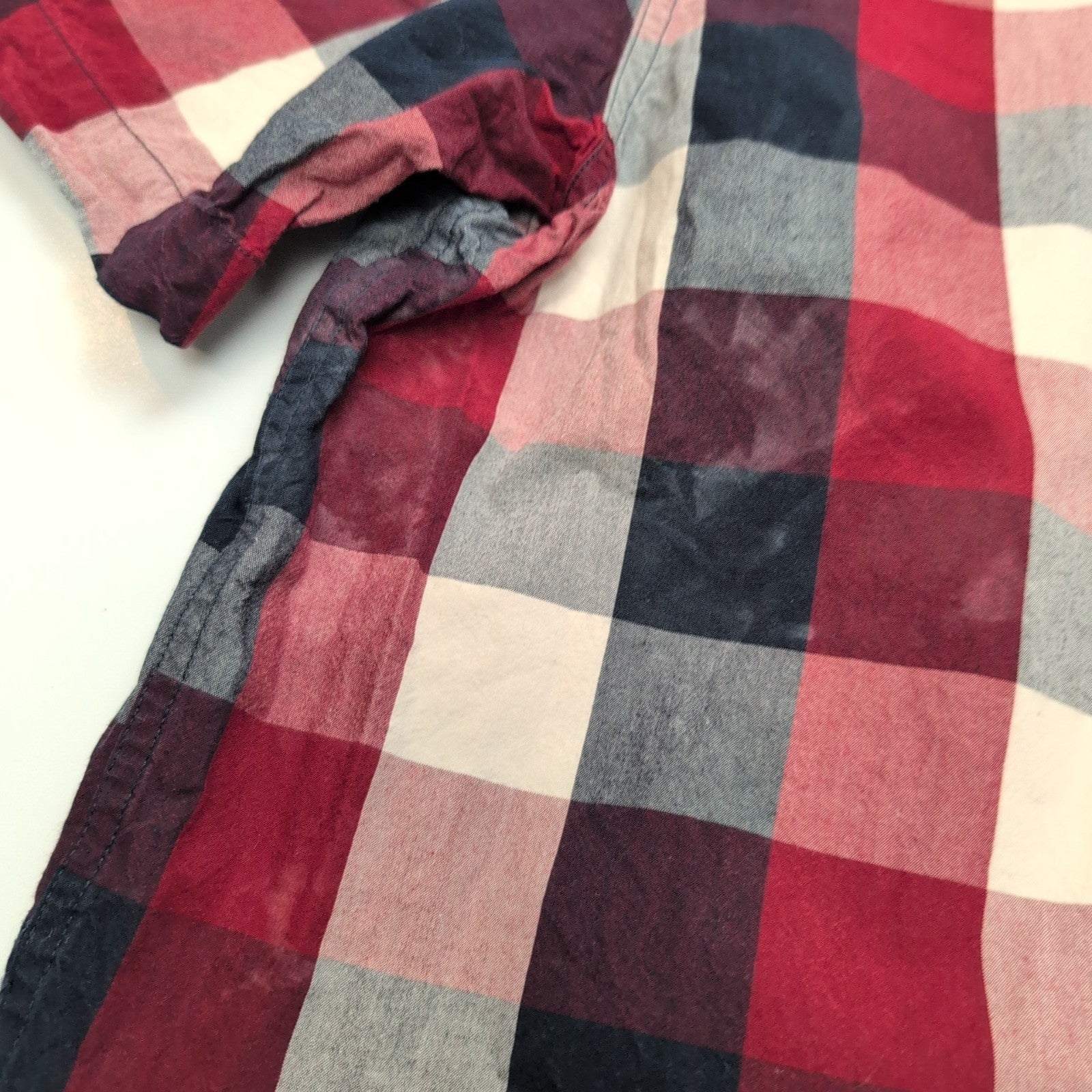Chemise Carhartt Relaxed Fit XL Rouge Carreaux Manches Courtes