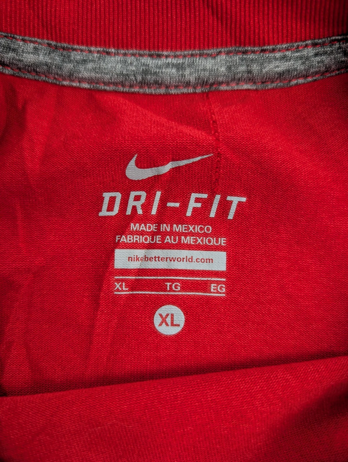 T-shirt Nike Dri-Fit Rouge 