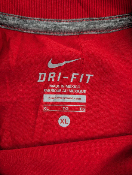 T-shirt Nike Dri-Fit Rouge "Royal Pride" Vintage Taille XL