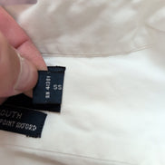 Chemise Ralph Lauren Yarmouth XL blanc Oxford logo marron coton Hong Kong