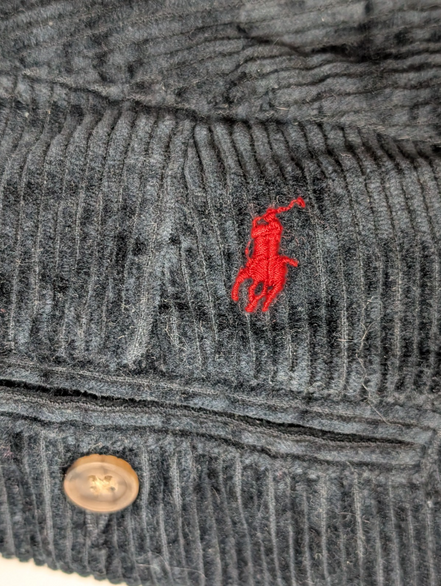 Pantalon Velours côtelé Polo Ralph Lauren W29 L26 Bleu Marine Logo Rouge