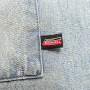 Chemise Dickies 3XL Jean Bleu Logo Workwear Vintage Manches Courtes