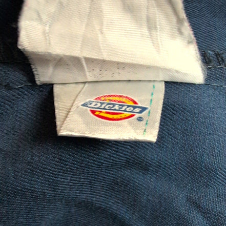Chemise Dickies L Workwear bleu Manches Courtes 2 Poches Logo Coton Poly