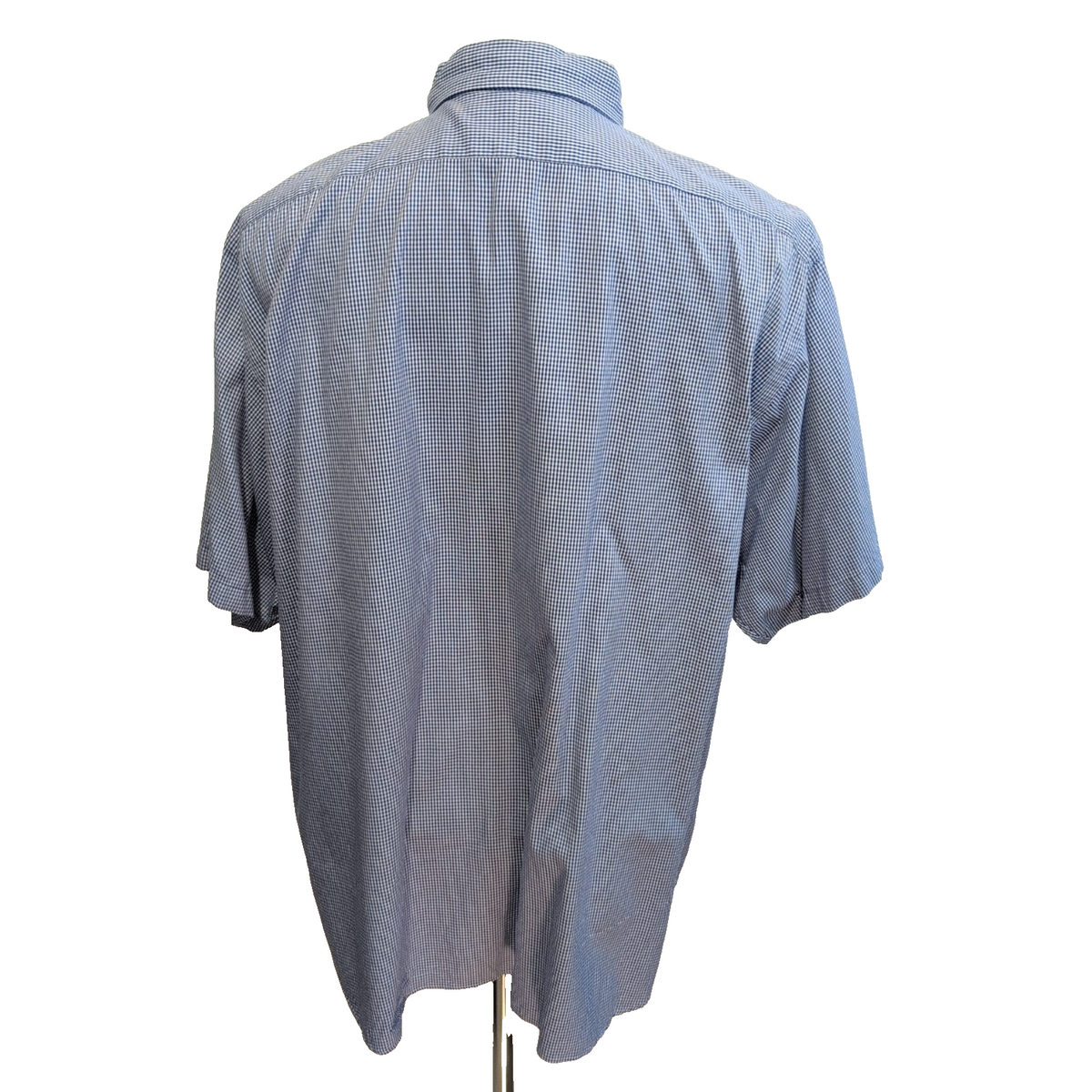 Chemise Polo Ralph Lauren Andrew XXL Bleu Carreaux Manches Courtes