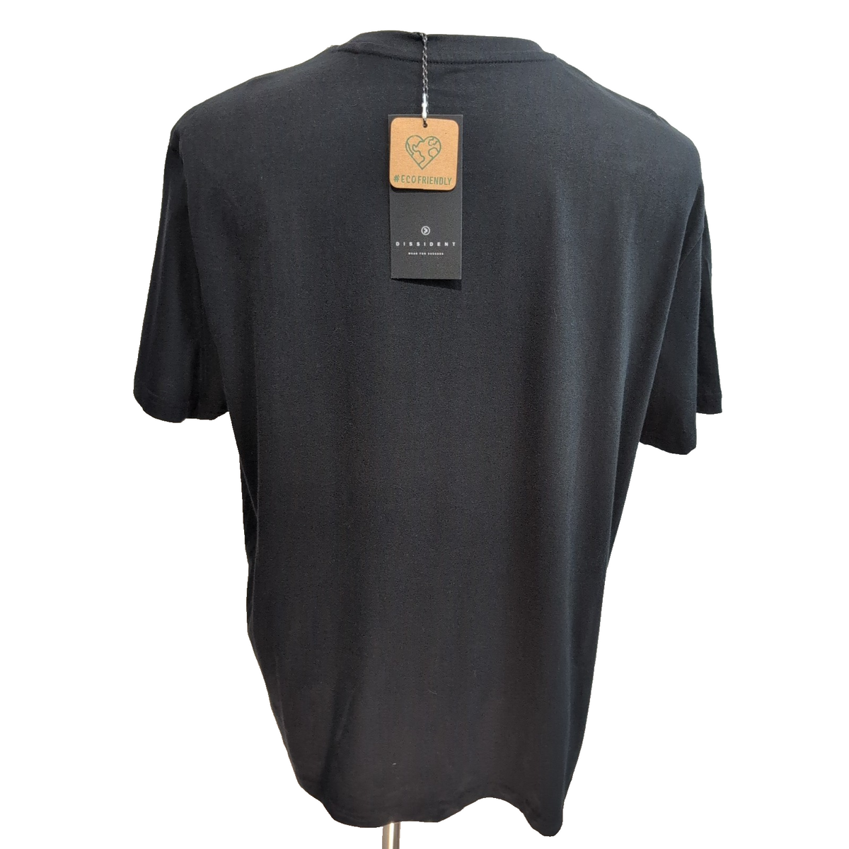 T-shirt Dissident Noir Camouflage Graphique Taille XL Coton Neuf Étiquette