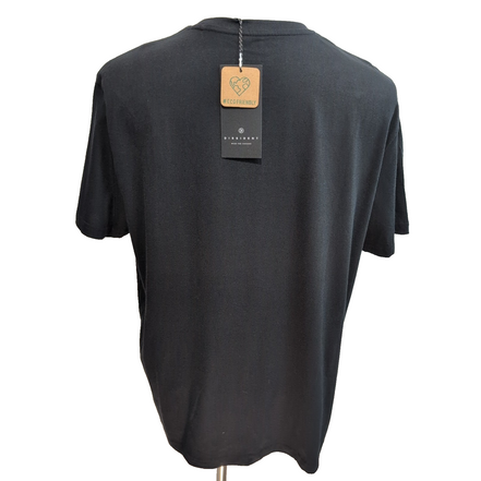 T-shirt Dissident Noir Camouflage Graphique Taille XL Coton Neuf Étiquette