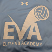 T-shirt de Sport Under Armour Elite Volleyball Academy Femme Bleu Ciel Taille S