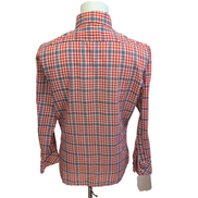 Chemise Braxton Ltd Rouge Bleu À Carreaux Vintage Manches Longues Taille M