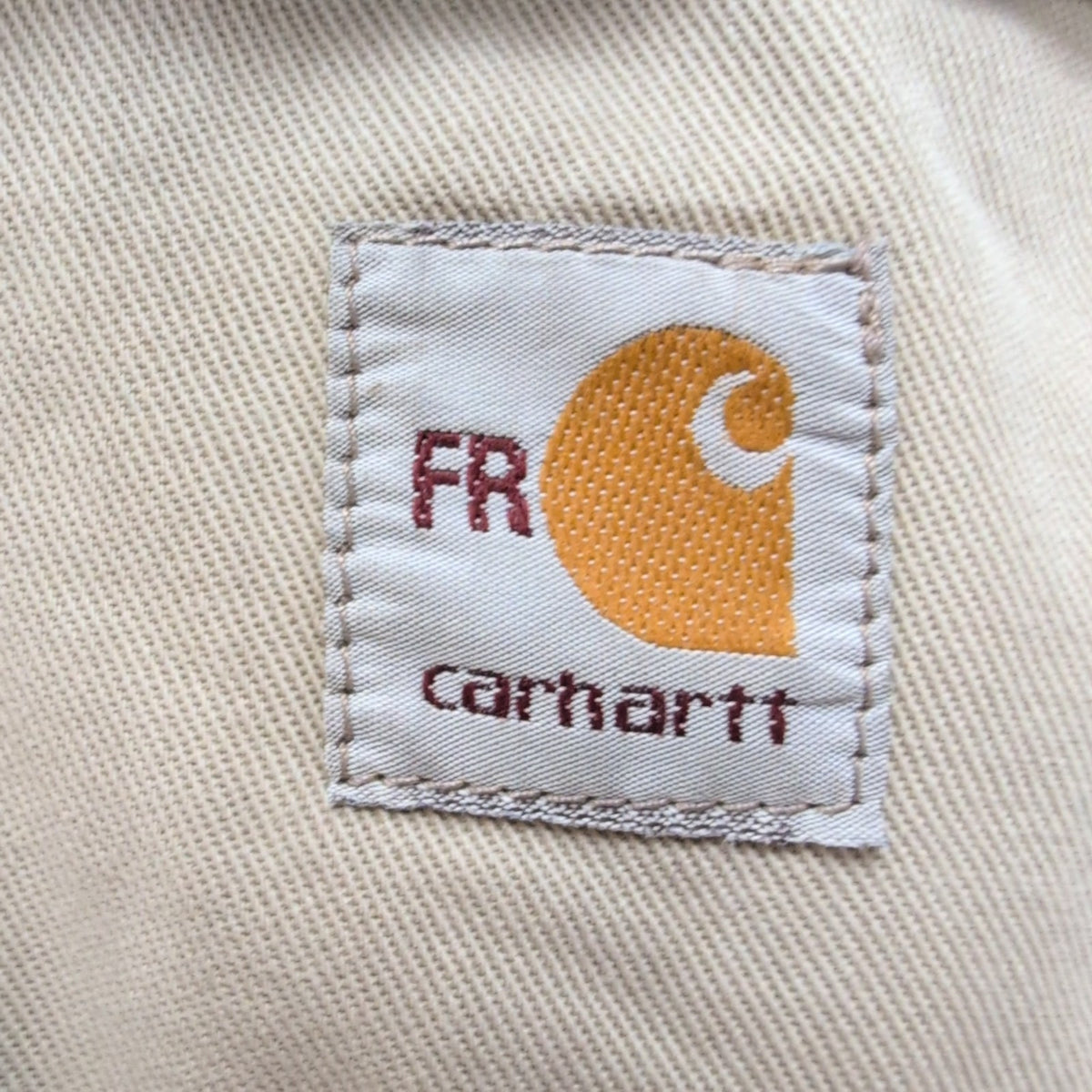 Chemise Carhartt FR 2XL Ignifugée Beige Broderie Entreprise Workwear