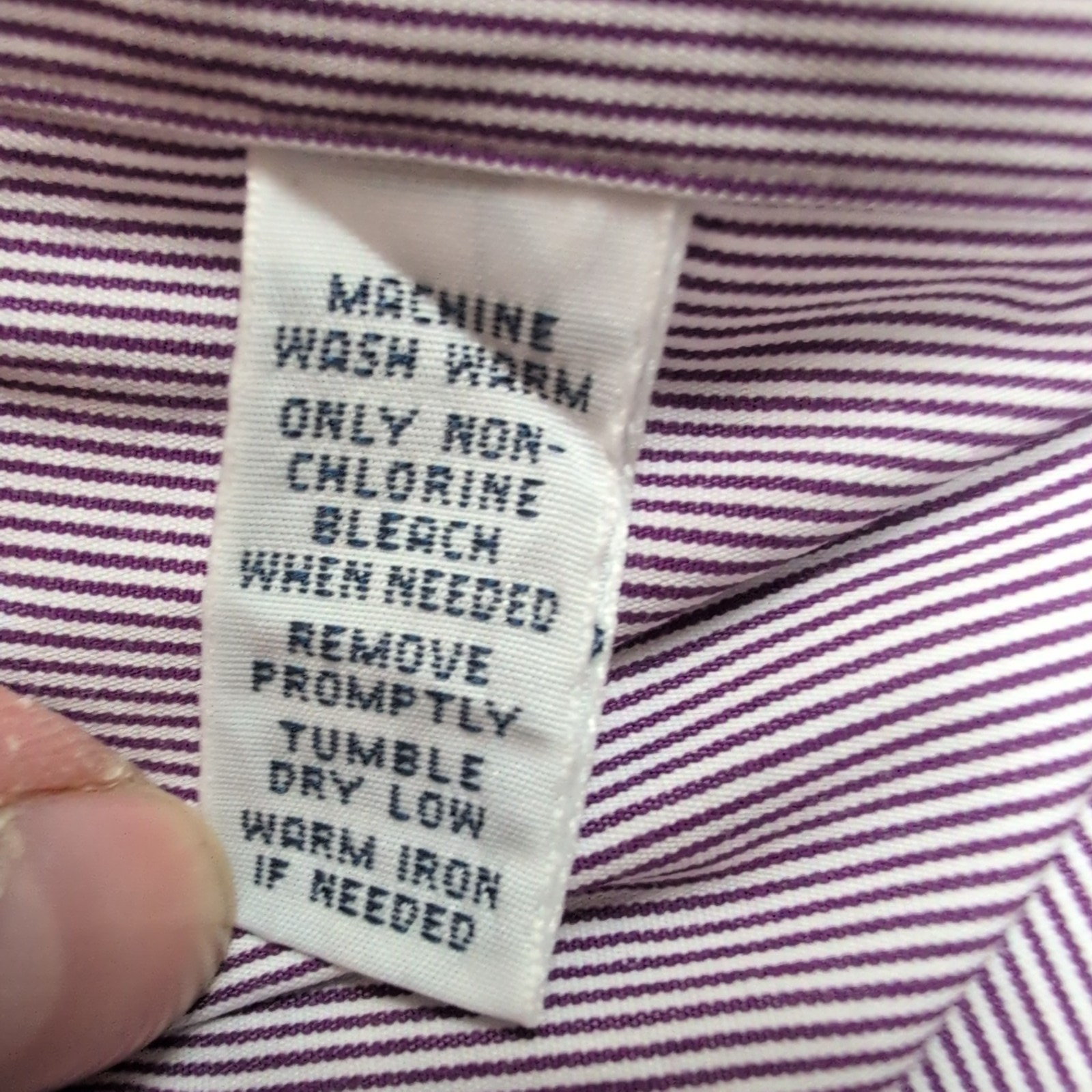 Chemise Polo Ralph Lauren Andrew Classic Fit L/XL Bordeaux Rayures Coton