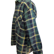 Turning Point Veste Surchemise Matelassée Carreaux Vert Jaune XL Hiver |253S