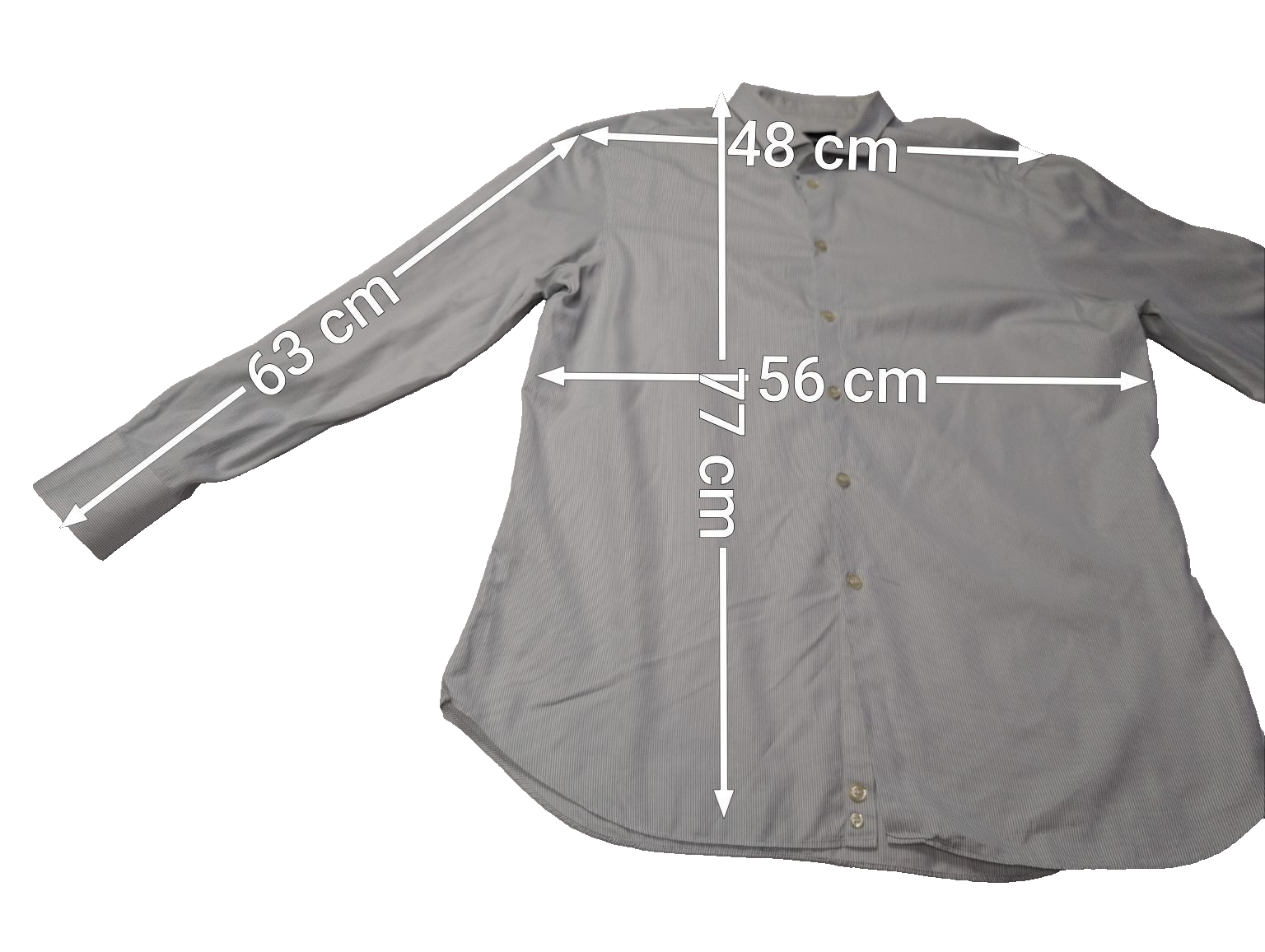 Chemise Emporio Armani à rayures taille L/XL #247msch
