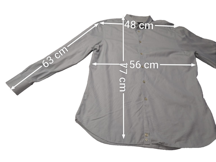 Chemise Emporio Armani à rayures taille L/XL #247msch