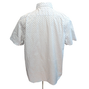 Chemise Nautica L Blanc Ancres Marines Manches courtes Stretch