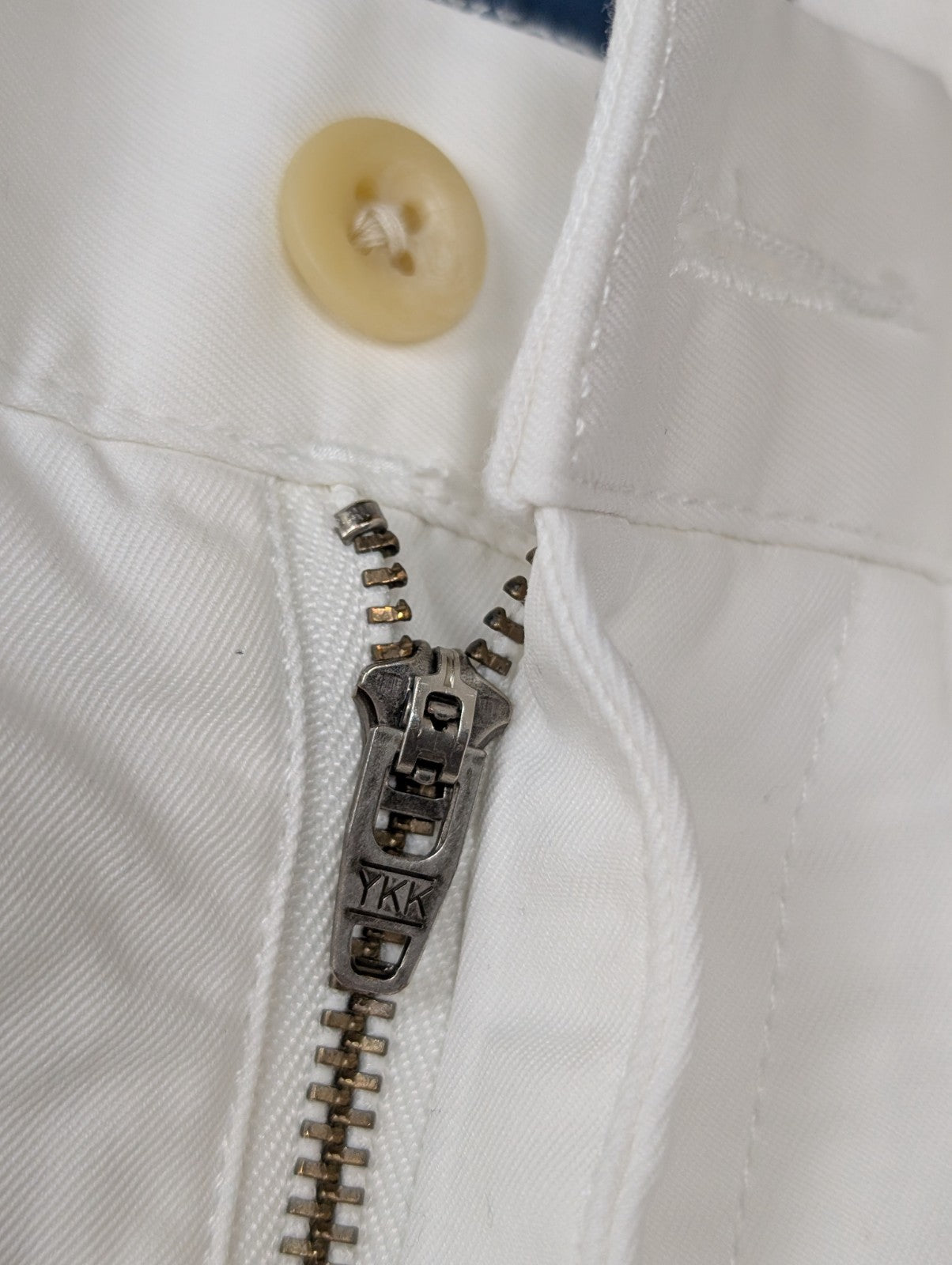 Pantalon Chino Vintage POLO RALPH LAUREN Blanc 🐚 Taille W38 (48 FR) 🐚 Coton