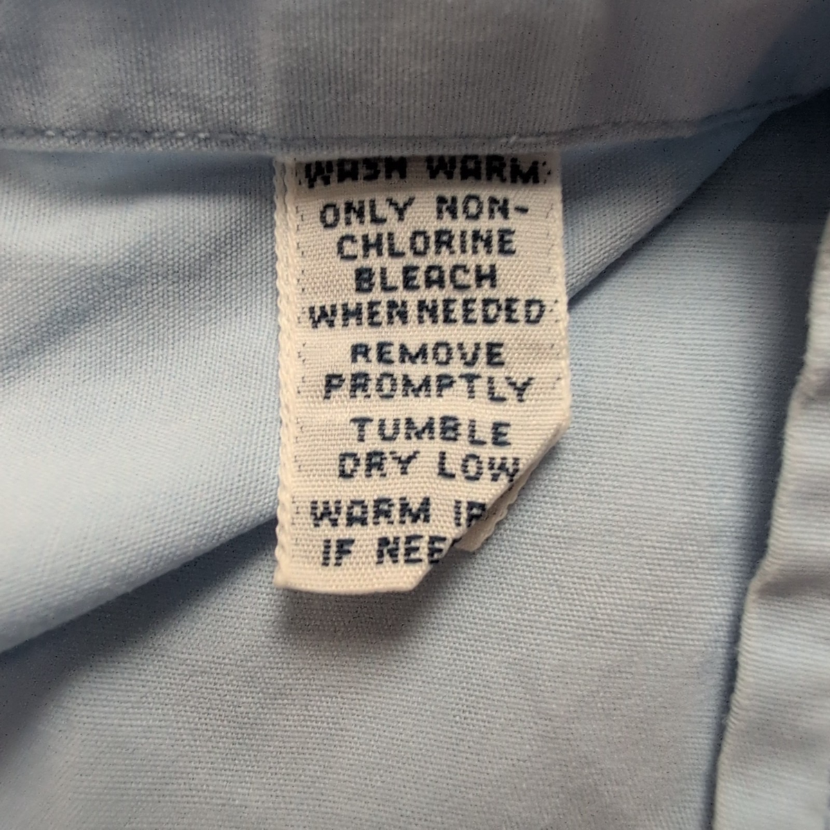 Chemise Ralph Lauren Blake M Bleu Logo Jaune VTG Button Down manches courtes
