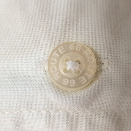 Chemise Hawaïenne Route 66 L 2XL 100% Coton Blanc Feuillage Dominicaine