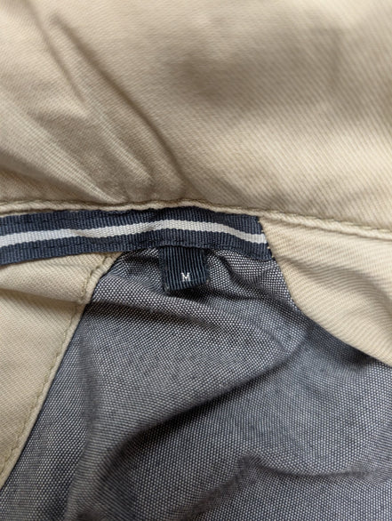 Marc O'Polo Veste Blouson Coton Crème Beige M Capuche Col Field Jacket | 313BSR