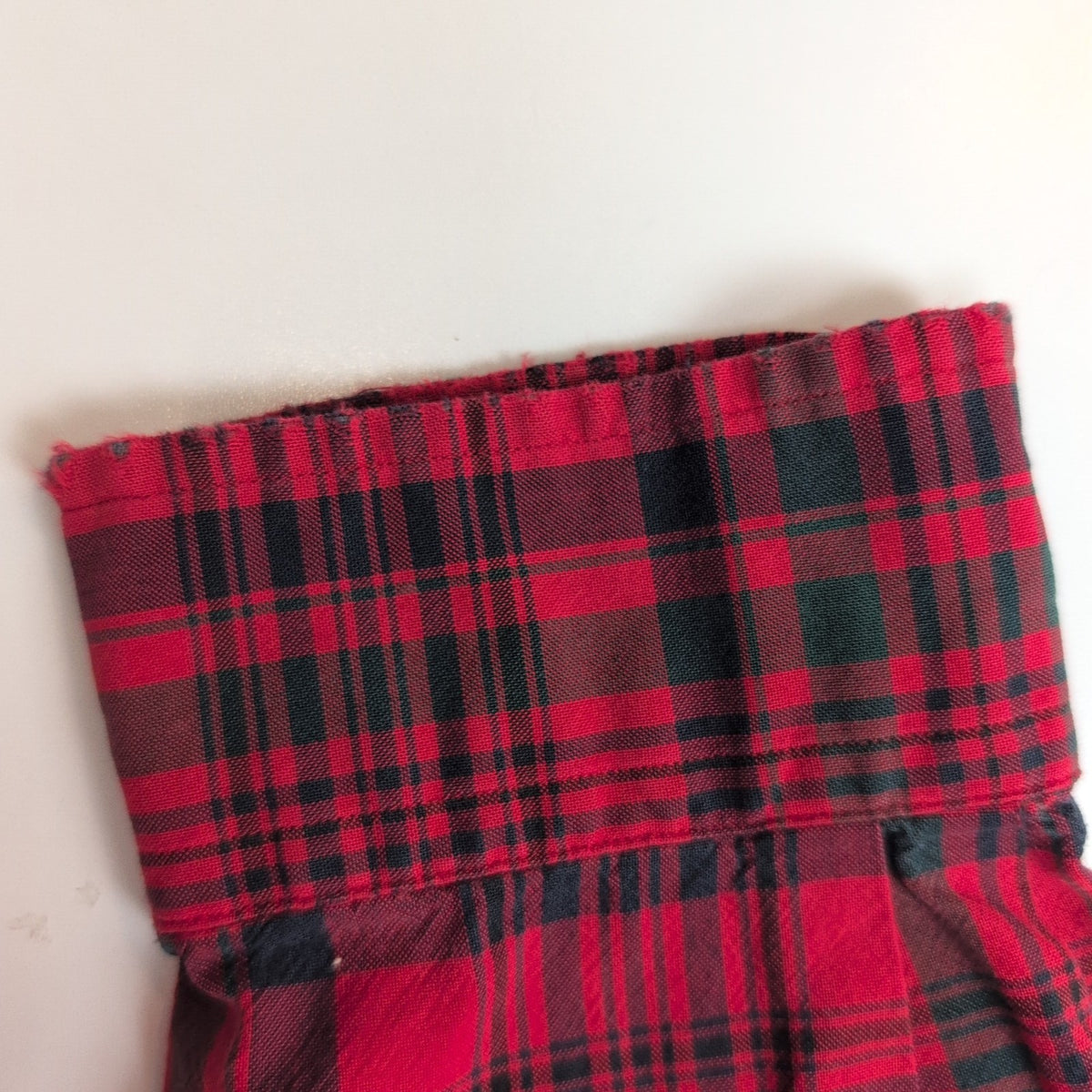 Chemise Ralph Lauren Big Shirt XL carreaux rouge noir logo marine manches longue