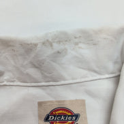 Chemise DICKIES Homme 2XL Blanche Unie Manche Courte 2 Poches