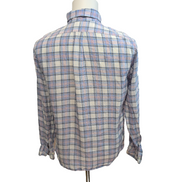Chemise Brooks Brothers S Regular Fit Lin Carreaux Rose Bleu